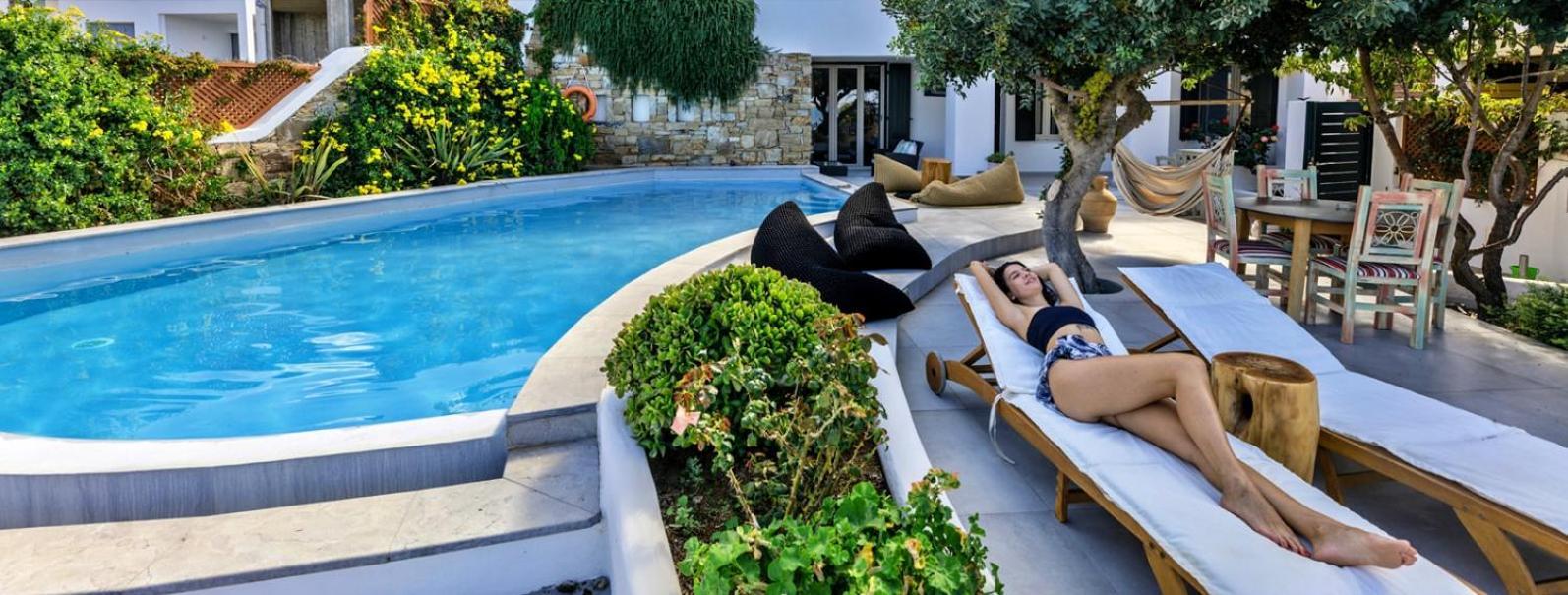 Villa Paradise In Naxos Pláka Cameră foto